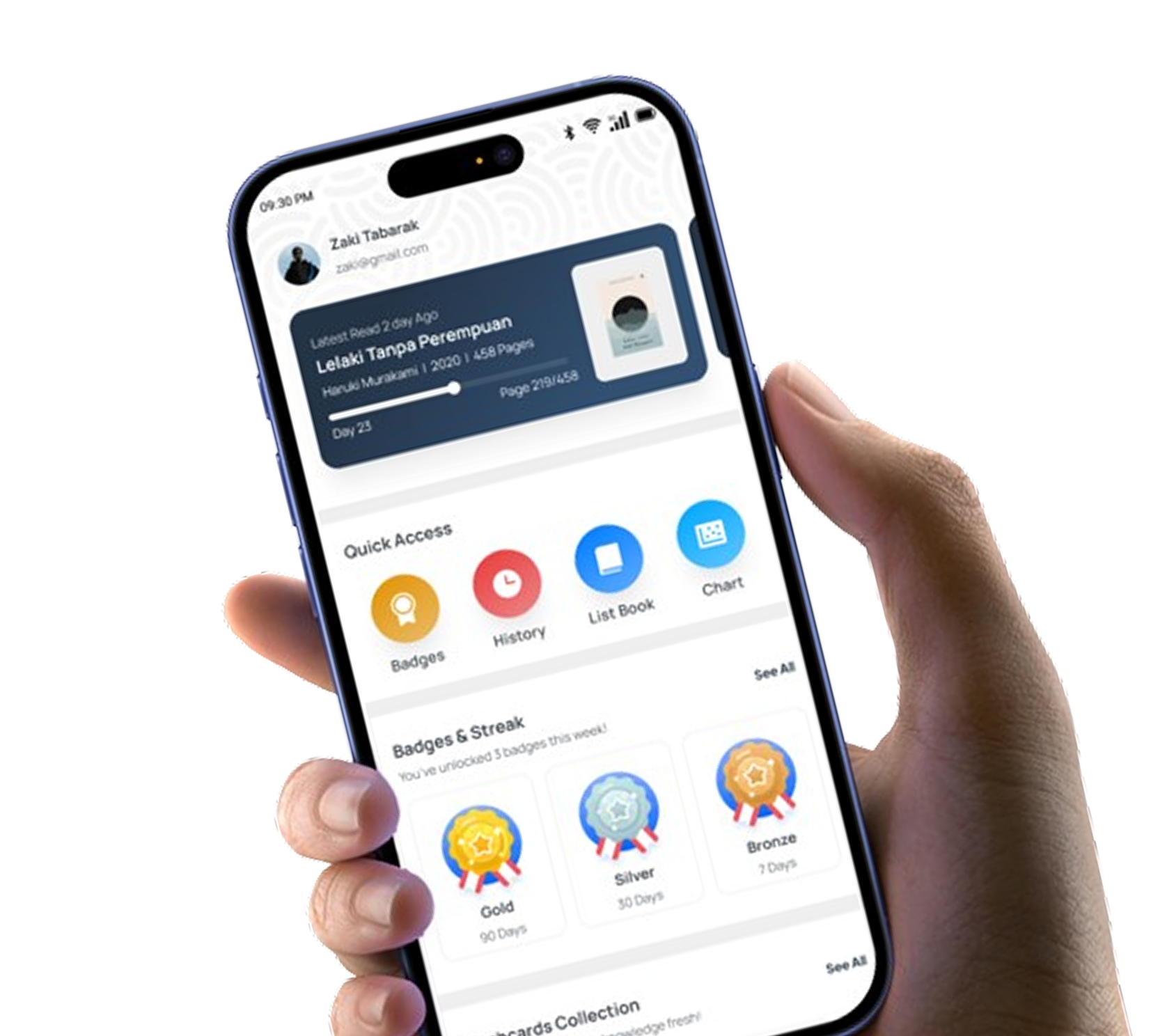 Orymu app on a phone